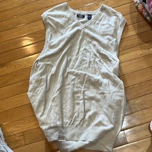 Over sized sweater vest